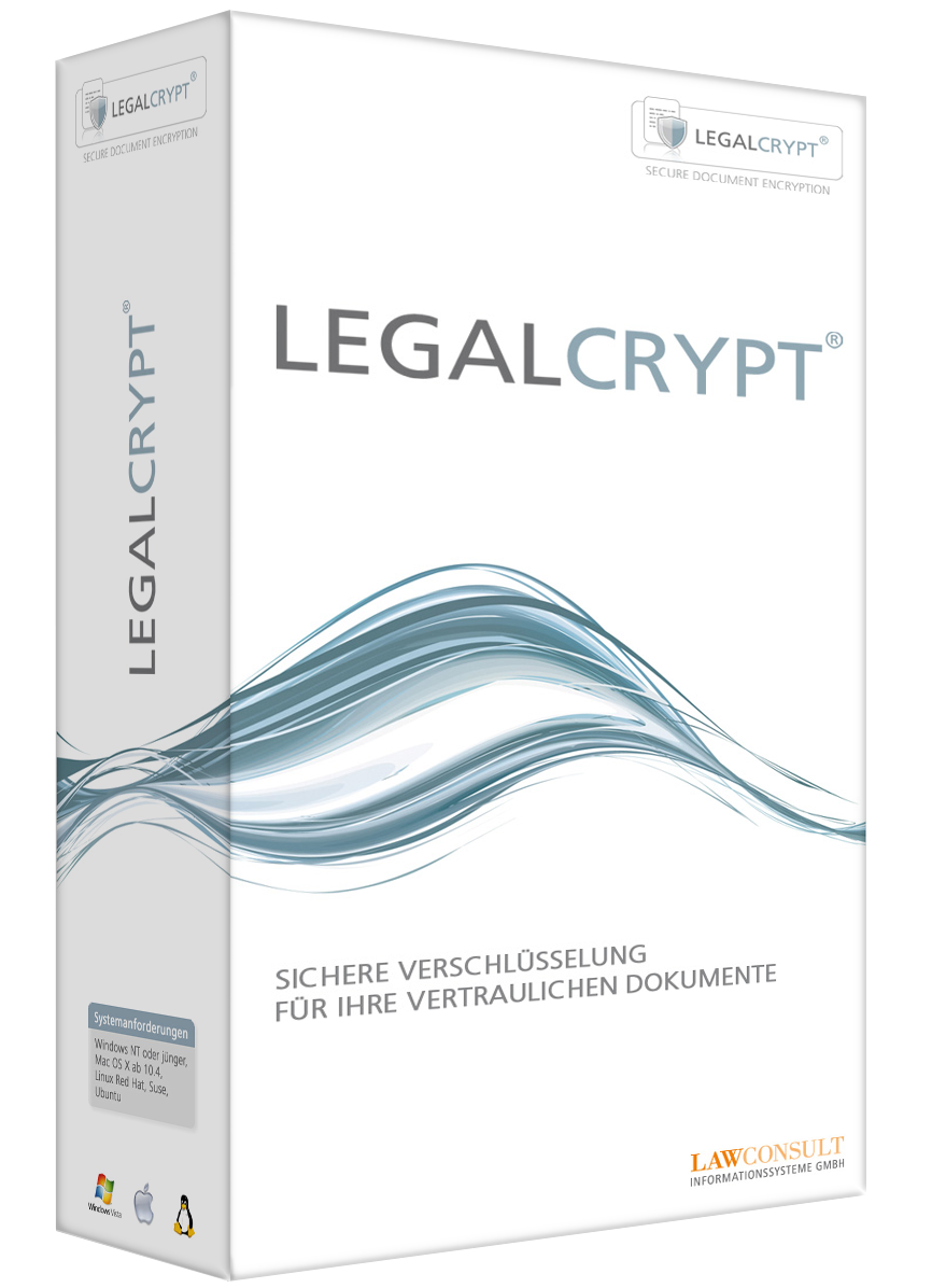 LEGALCRYPT verschlüsselt Ihre Dokumente und Verträge und schützt sie vor unbefugtem Zugriff.
